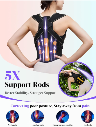 Vital-Align Posture Corrector: Instantly restore your straight back and your confidence.