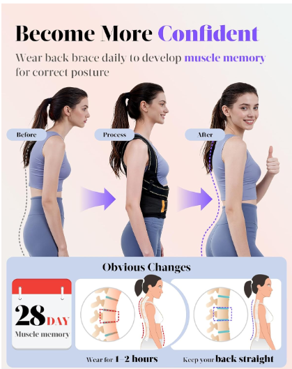 Vital-Align Posture Corrector: Instantly restore your straight back and your confidence.