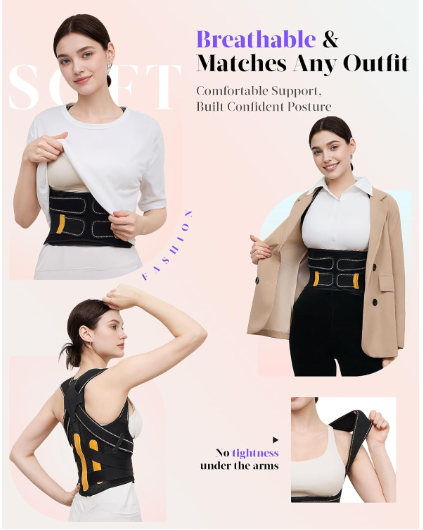Vital-Align Posture Corrector: Instantly restore your straight back and your confidence.