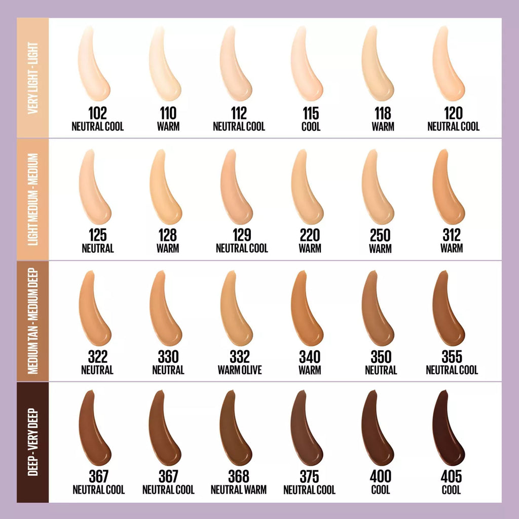 Maybelline Super Stay up to 30HR Wear Lumi-Matte Liquid Foundation - 1 Fl Oz
